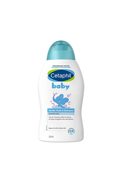Cetaphil غسول وشامبو لطيف للأطفال للشعر والجسم - 300 مل
