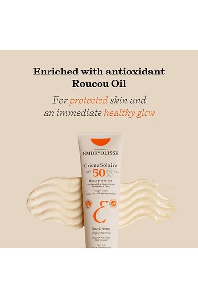 Embryolisse Sun Protection Waterproof Sunscreen SPF 50 - 100ml