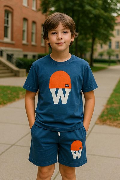 tunays shopping Boy's Pocket Bottom Top Shorts Suit