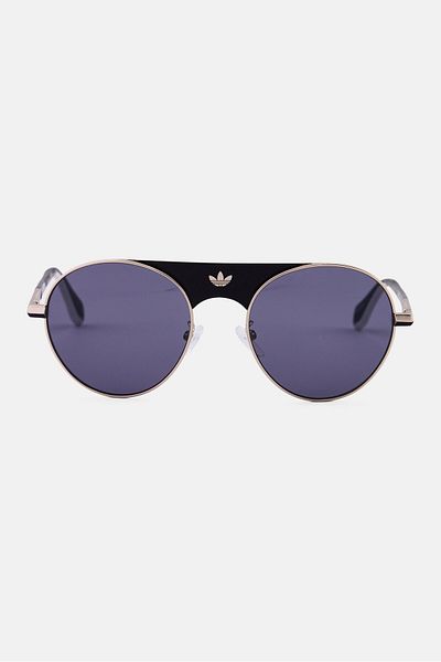 adidas Men Or009232a54 Round Sunglasses, Black