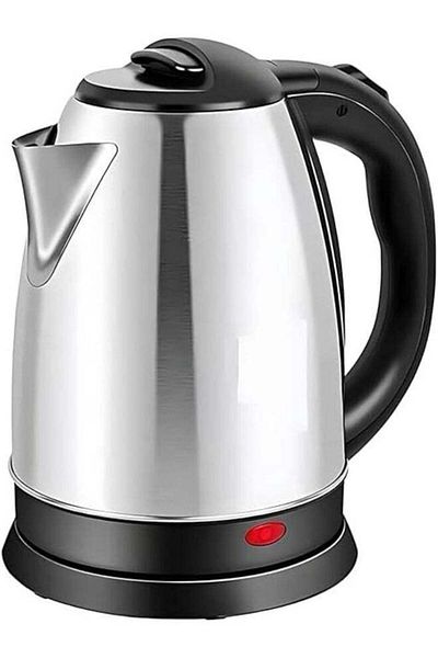 Power Plus Stainless Steel Electric Kettle with 360-Degree Rotation Base, Auto Safety Off, Perfect f