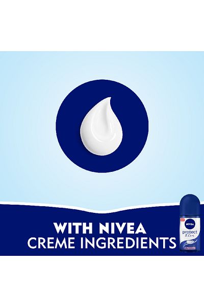 NIVEA Protect & Care Roll on Deodorant for Women - 50ml