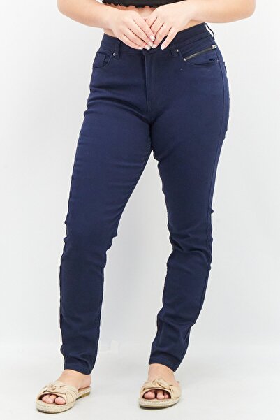 Esprit Women Skinny Fit Mid Rise Solid Stretchable Jeans, Navy