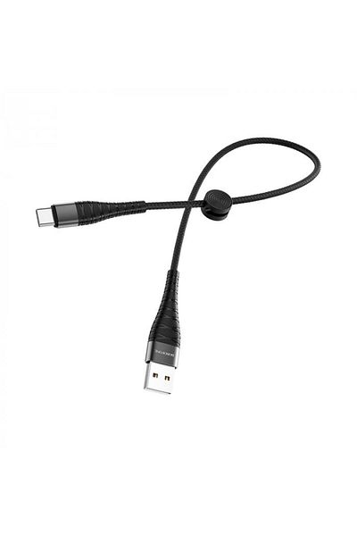 Borofone USB-C 5A Short Data and Charging Cable USB Type C 0.25m - Black