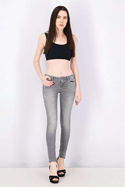 Guess Women Ultra Skinny Low Jegging Pants, Grey