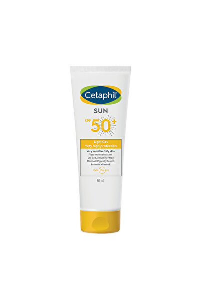 Cetaphil جل خفيف للحماية من الشمس بعامل حماية 50+ - 50 مل