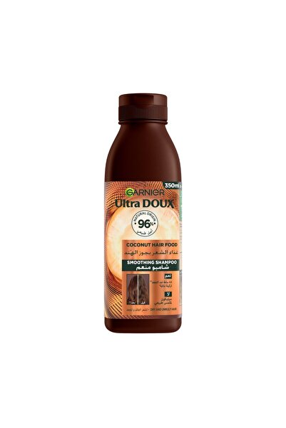 Garnier Ultra Doux Smoothing Shampoo with Coconut & Macadamia for Frizz - 350ml