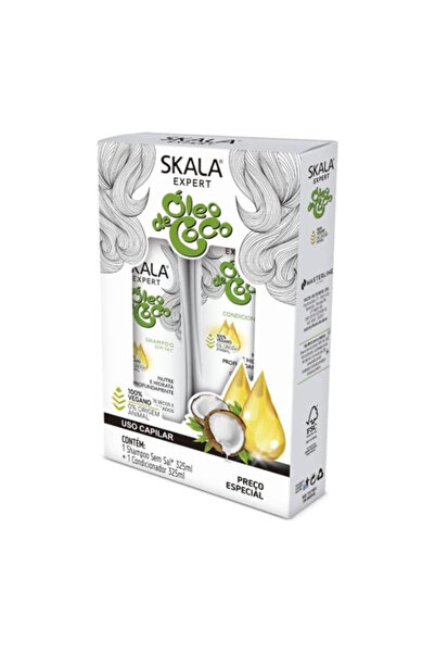 SKALA مجموعة شامبو وبلسم زيت جوز الهند - 325 مل