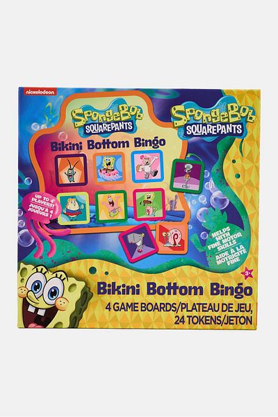 SpongeBob SquarePants Bikini Bottom Bingo Board Game