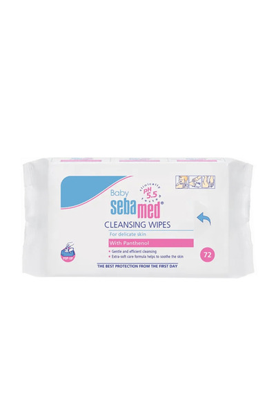 Sebamed Baby Cleansing Wipes 72pcs (157089) --- سيباميد مناديل تنظيف الأطفال ...