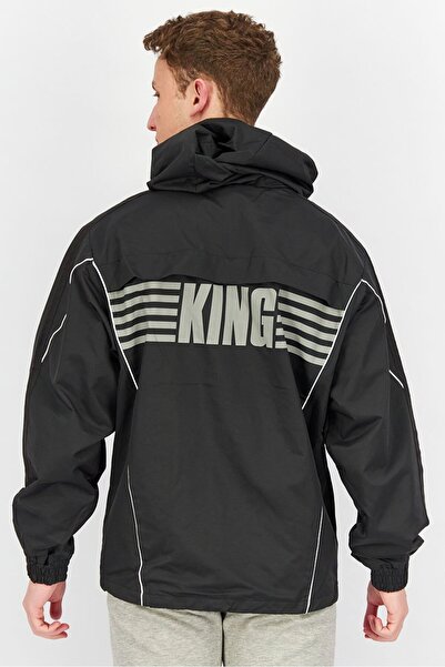 Puma Men Sports Fit Hooded Outdoor Jacket, Black