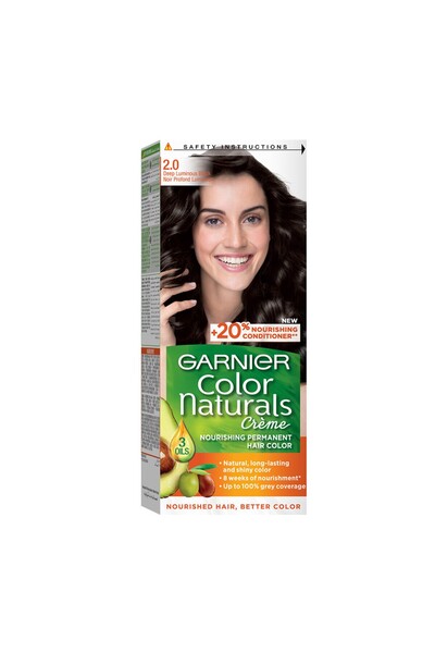 Garnier كريم كولور ناتشورالز - أسود مضيء