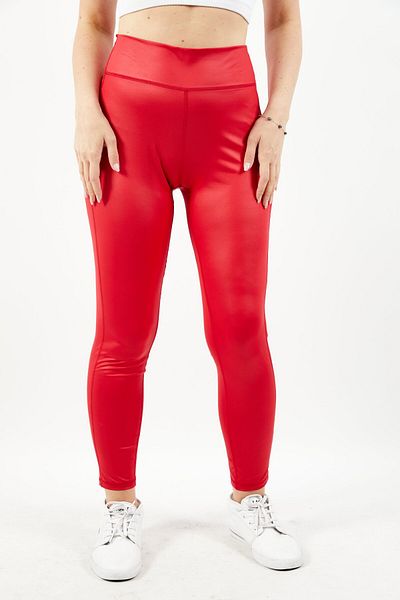 Ralph Lauren Women Coated Jersey Leggings, Lipstick Red