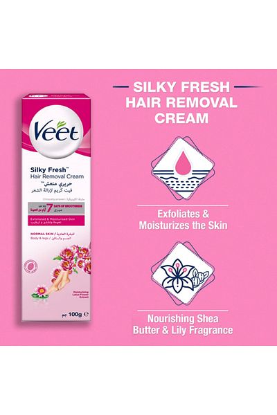 Veet Hair Removal Cream 100 Gm Normal Skin 9002601 --- Veet Hair Removal Cream 100 Gm Normal Skin