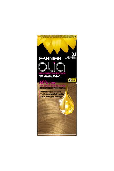 Garnier صبغة شعر أوليا الدائمة بدون أمونيا - أشقر رمادي