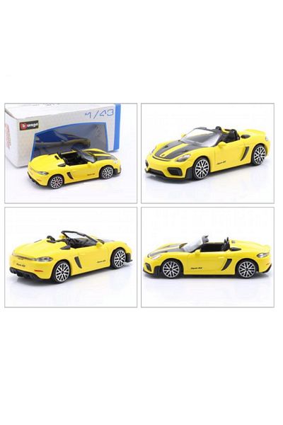 BBURAGO Porsche 911 GT2 RS, yellow, Bburago 1/43