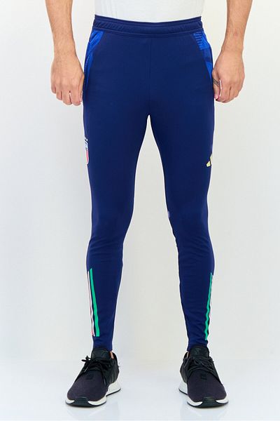 adidas Men Sportswear Fit Italian Football Pants, Navy Blue