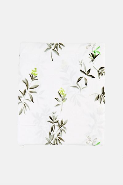 Catherine Malandrino 3 Pieces Allover Print Elegant Flat Sheet With Pillow Case Set, Multicolor