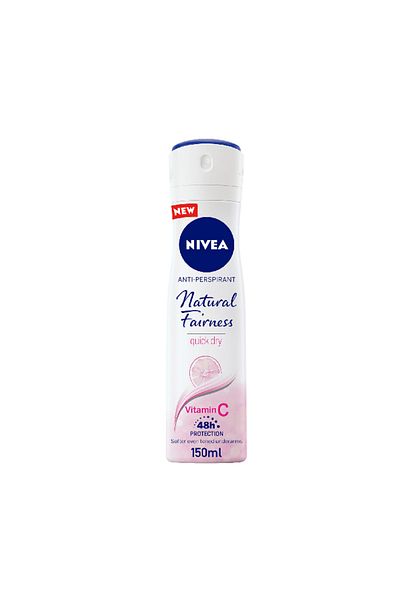 NIVEA Natural Fairness Deodorant Spray For Women - 150ml