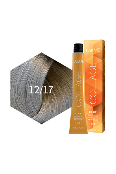 Lakme صبغة شعر لاكمي كولاج كلير الدائمة فائقة الأشقر - أزرق رمادي فائق الأشقر...