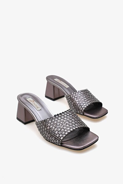 İNNA Voju İnna Kadın Taşlı Topuklu Terlik