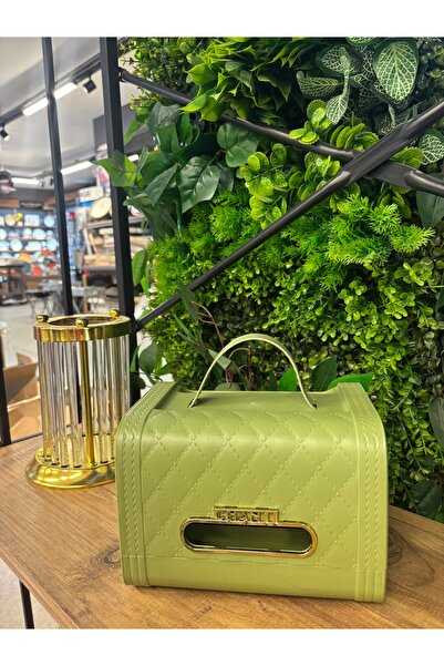 ARS HOME DEKOR Decoration, Design Napkin Holder, Modern Napkin Holder, Green-Khaki Bag Shaped Box Napkin Holder, Stylish,Bohemian
