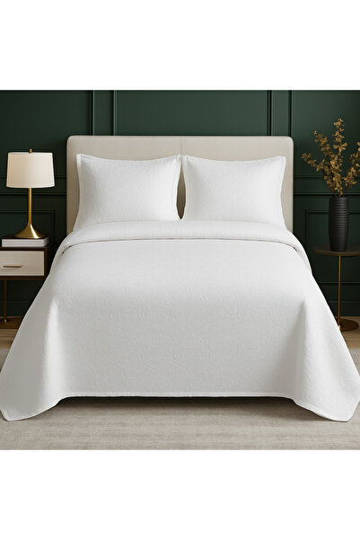 ZEYNO HOME TEKSTİL Hera Fabric Bedspread Set 3 Pieces (270cm X 230cm)