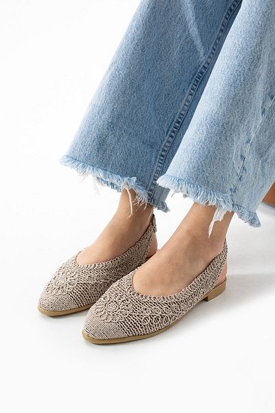 StWenn Women's Knitted Ballerina Shoes Women's Shoes Casual Shoes