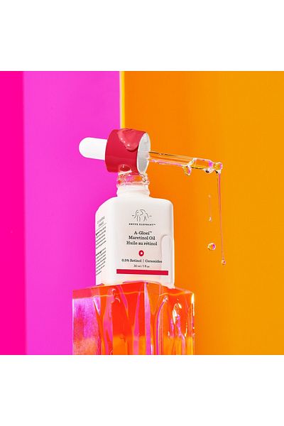 Drunk Elephant A-Gloei Virgin Marula Oil with Retinol. Anti-Wrinkle Treatment for Youthful 60ml