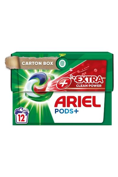 Ariel Capsule Detergent De Rufe, Putere Extra De Curățare, 12 Spălări