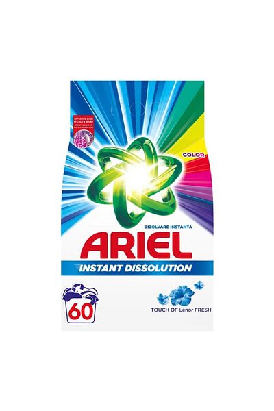 Ariel Touch Of Lenor Fresh Color Powder Laundry Detergent, 4.5kg, 60 Washes