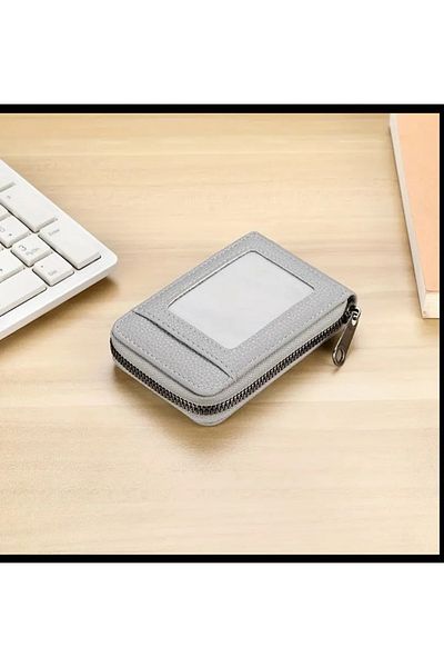 ORGANICYOU Yin Digital Vintage Style Faux Leather Rfid Blocking Mini Wallet for Men and Women