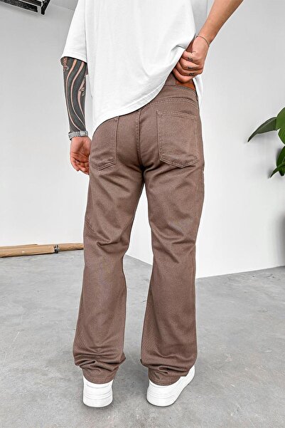 HAFKAGİYİM Mocha Basic Premium Baggy Trousers