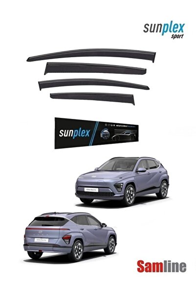 SUNPLEX Hyundai Kona (2023-2024) Cam Rüzgarlığı Takımı 4'lü Set Classic