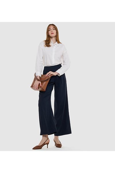BCBG NAVY BLUE WOMEN-PANTS