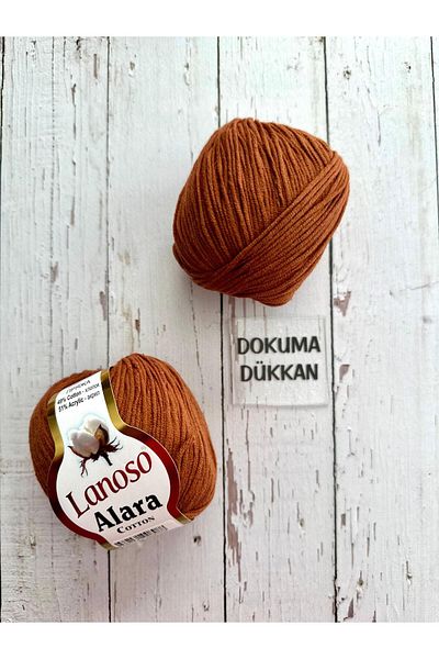 Lanoso Alara Βαμβάκι 50 Γρ. Κωδικός χρώματος Amigurumi Punch Knitting Twine:922