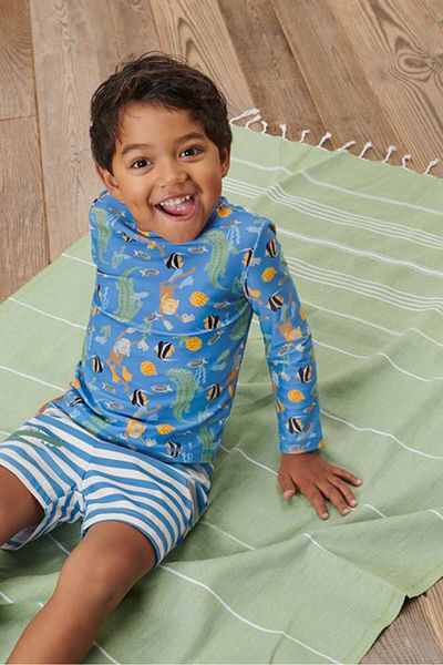 Tchibo Toddlers Boy Long Sleeve Graphic Print Shirt, Multicolor