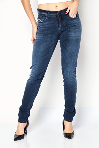 Diesel بنطلون جينز نسائي SLANDY Super Skinny Fit Wash Stretchable Denim 2017،...