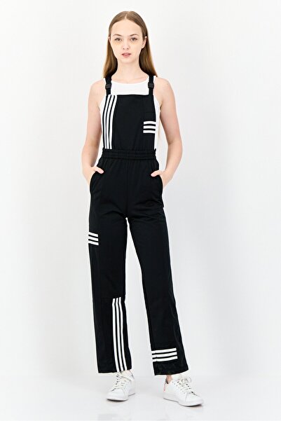 adidas Women Sportswear Fit Embroidered Logo Outdoor Jumpsuit, Black