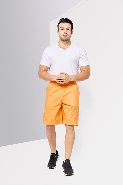 Givenchy Men Drawstring Brand Logo Bachic Short, Orange