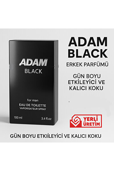 Adam BLACK EAU DE TOİLETTE ERKEK PARFÜM 100ML