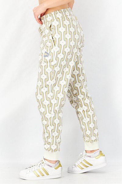 Puma Women Sportswear Fit Outdoor Sweatpants, Beige Combo