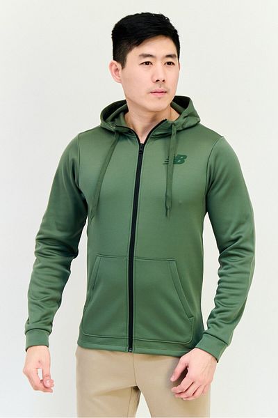 New Balance Men Sportswear Fit Long Sleeves Training Sweatshirt, Green