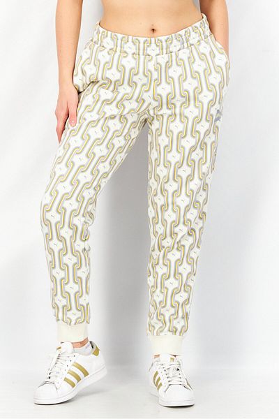 Puma Women Sportswear Fit Outdoor Sweatpants, Beige Combo