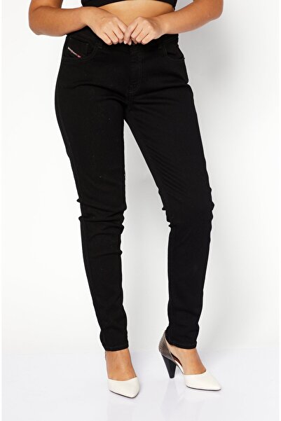 Diesel بنطلون جينز نسائي 2017 Slandy Super Skinny Fit Solid Stretchable Denim...