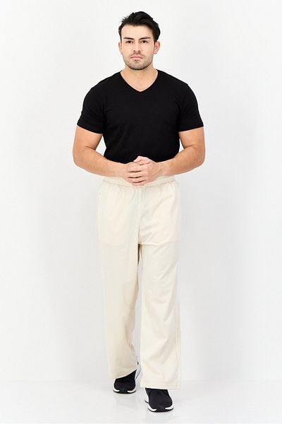 adidas Men Loose Fit Outdoor Pants, Off White