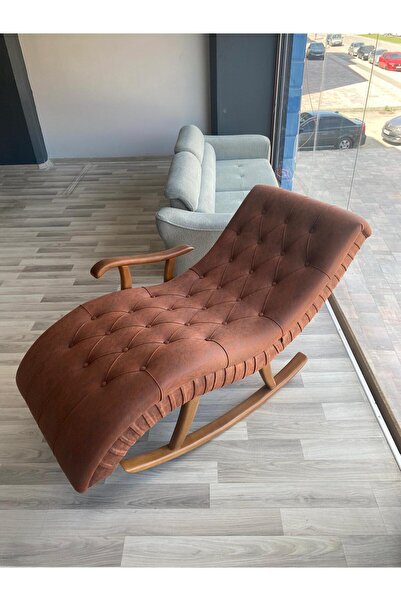 Mobilya Stant Most Woodarm Pro Sırt Mekanizmalı %100 Ağaç Sallanır Koltuk İth...