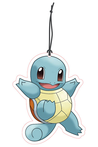 Genel Markalar Pokemon Squartle Görselli Dekoratif Oto Kokusu ve Aksesuar Seti