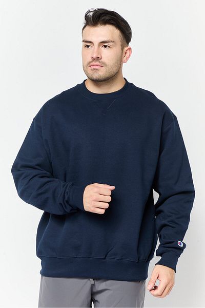 Champion Men Sportswear Fit Long Sleeve Outdoor Sweatshirts, Navy Blue