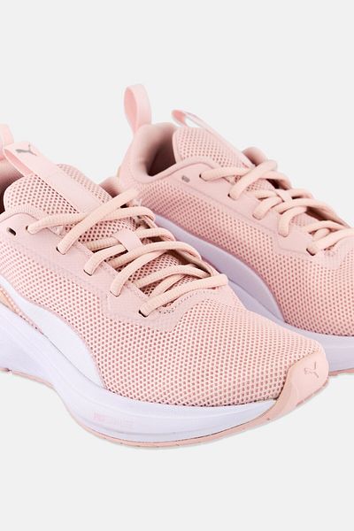 Puma Kids Girl Fire Runner Profoam Lace Up Running Shoes, Light Pink